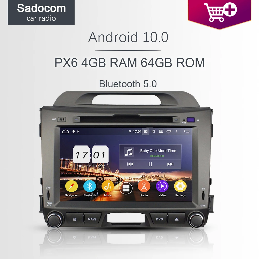 720P DSP 8 &quotPX6 2 din Android 10 0 Core 4 Гб ОЗУ автомобильное радио 5 4G GPS Navi автомобильный