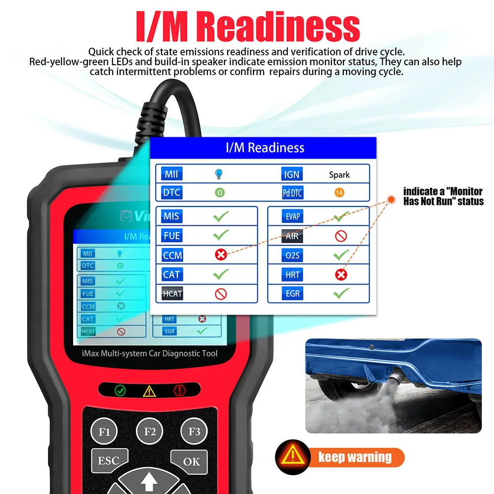 VIDENT iMax4305 для OPEL OBD2 автомобильный диагностический инструмент Сброс масла/EPB/Тест