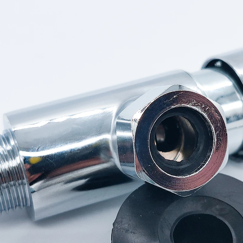 Кнопочный клапан Chromeplate для туалета и ванной комнаты ручная задержка