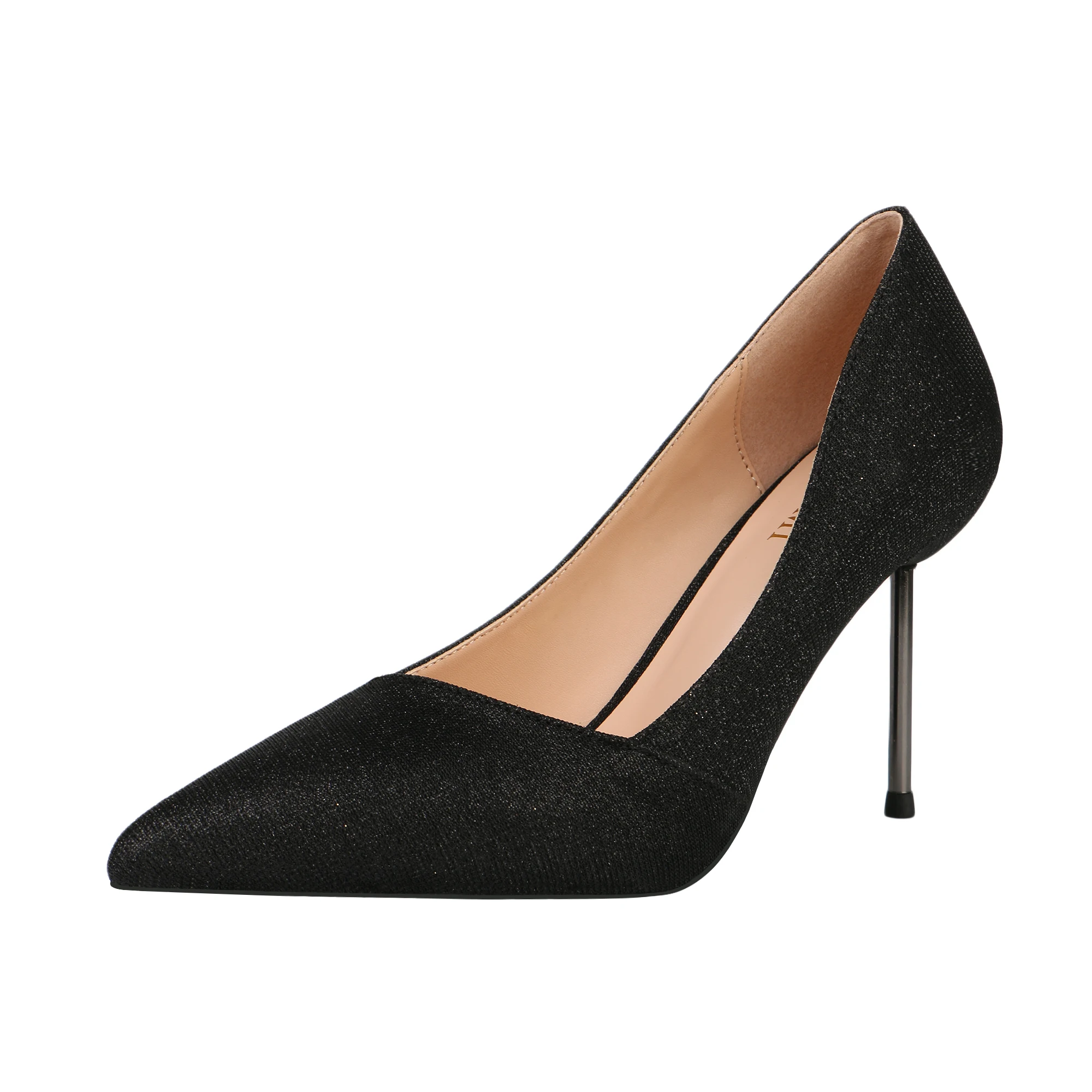 Туфли-лодочки женские на высоком каблуке 9 см пикантная Свадебная обувь