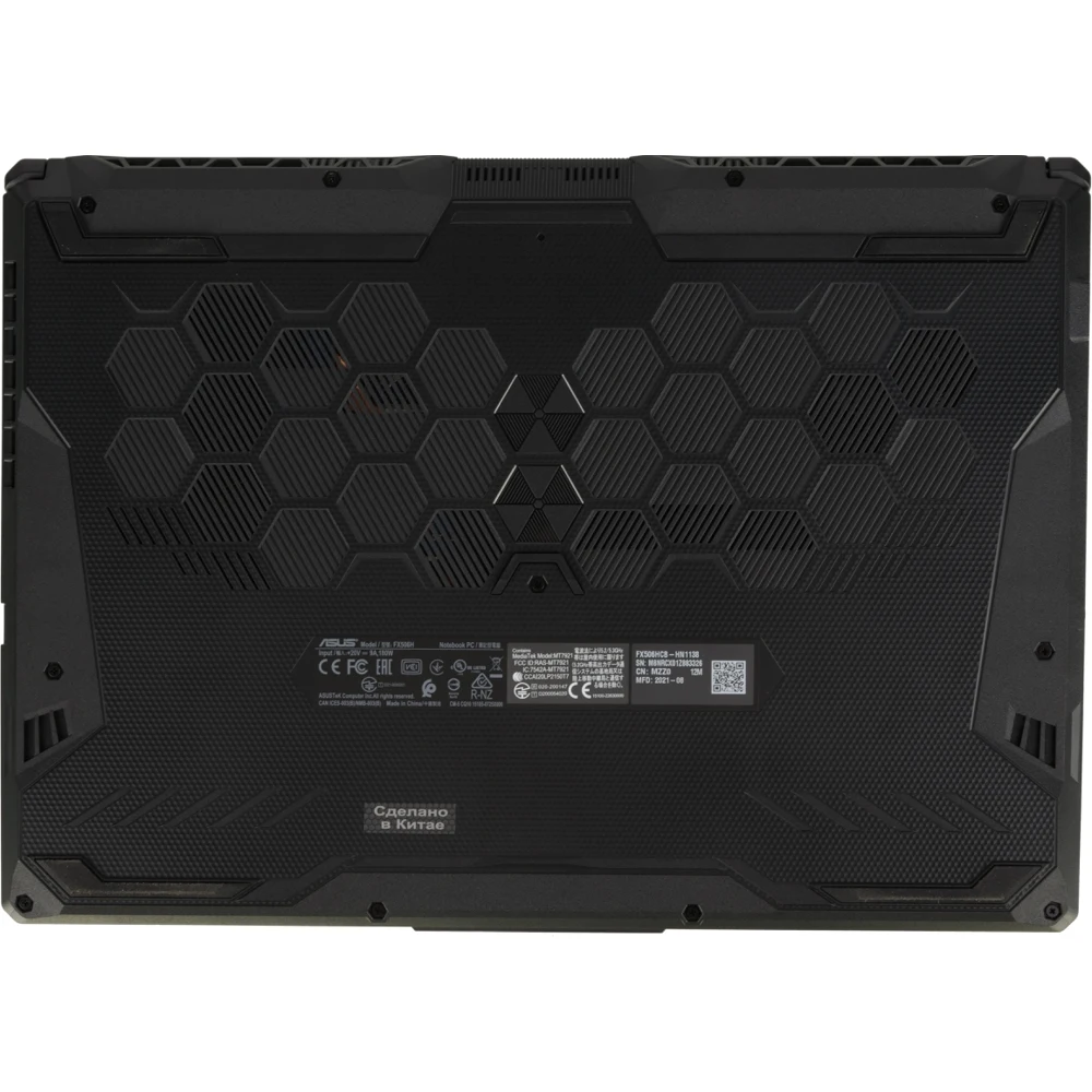 Ноутбук ASUS TUF Gaming FX506HCB-HN1138 15.6" IPS Intel Core i5 11400H 2.7ГГц 8ГБ 512ГБ SSD RTX 3050 90NR0723-M04800 |