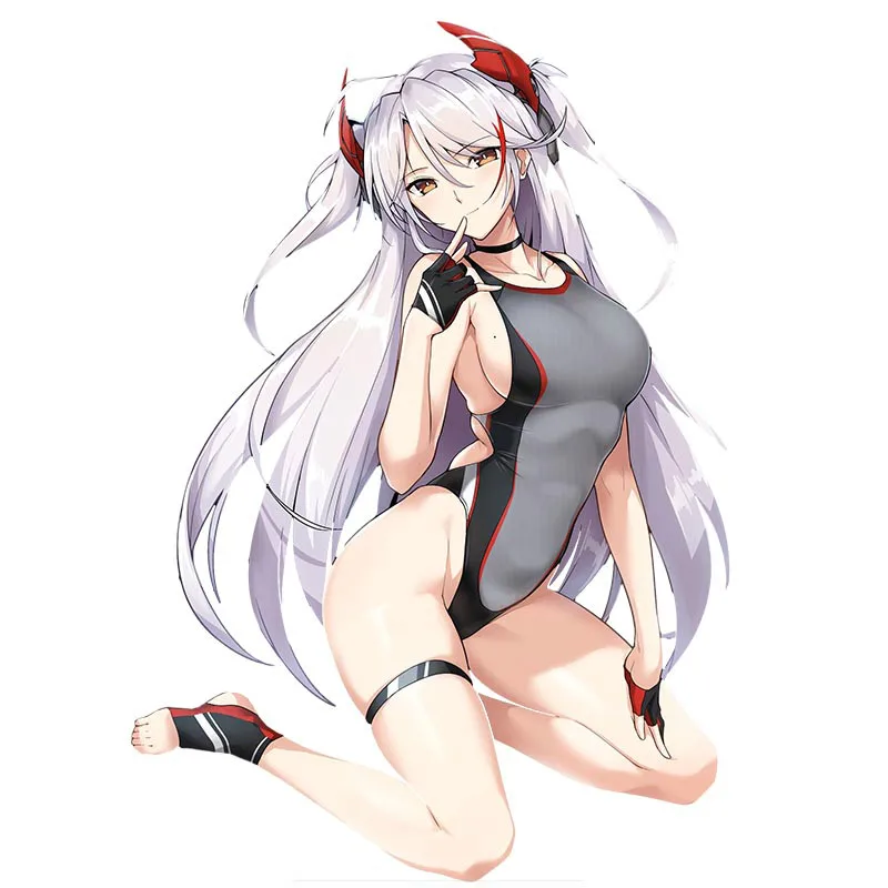 

Hot Personality Prinz Eugen Azur Lane Anime Car Sticker Auto Accessories Creative Scratch Stickers Helmet Stickers PVC