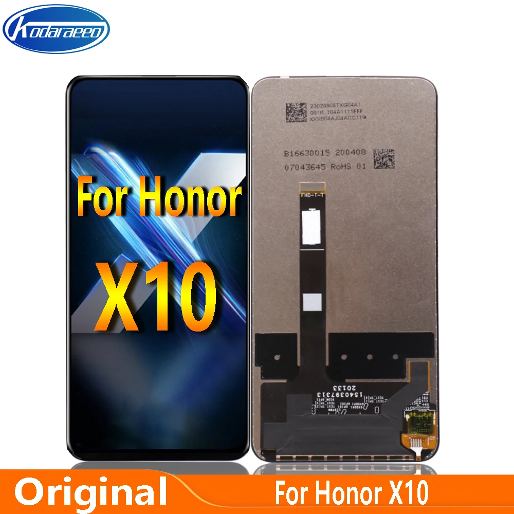 

Оригинальный дисплей для Huawei Honor X10, 6,63 дюйма, цифровой преобразователь сенсорного ЖК-экрана в сборе