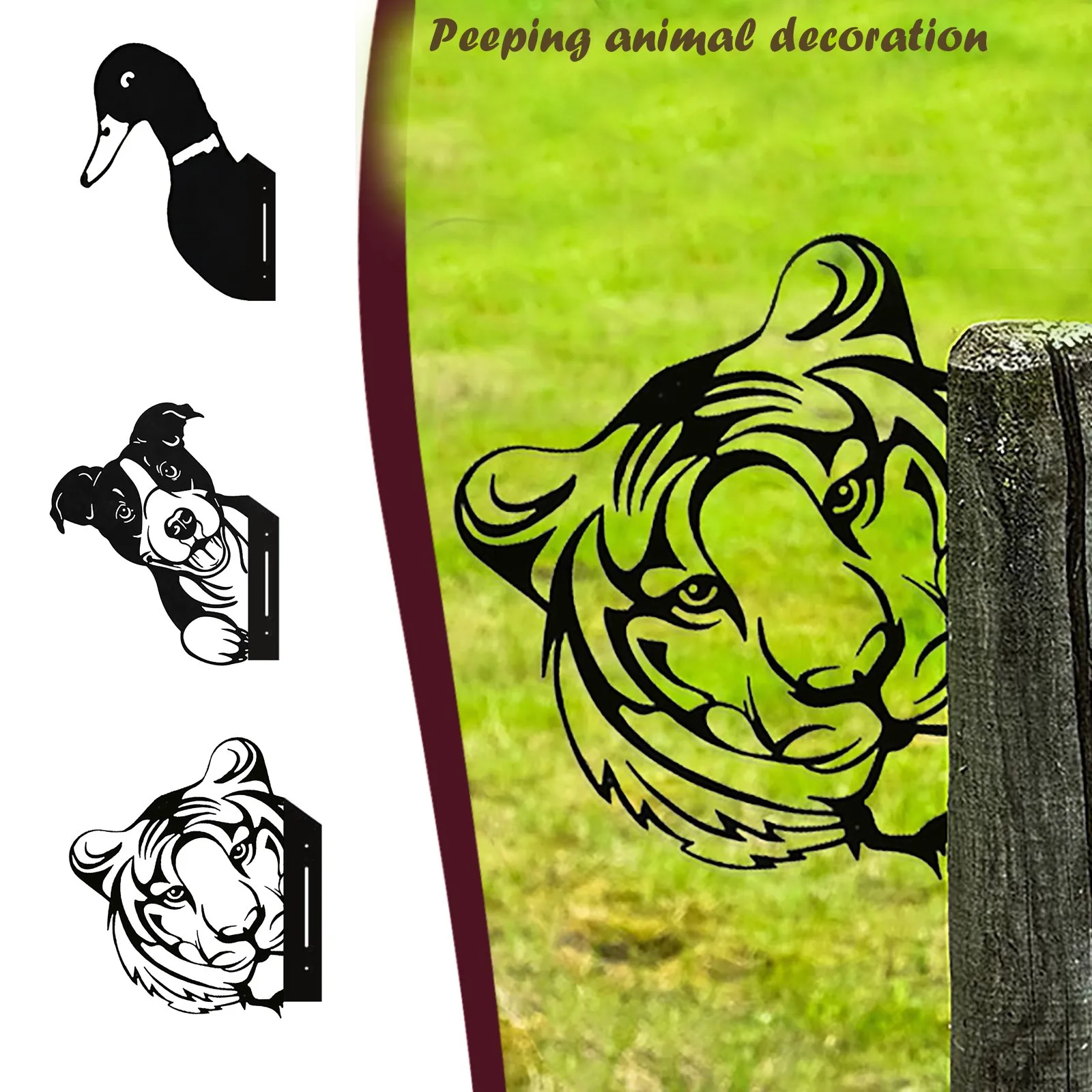 Уличное украшение для сада стены забора фермы животные глаз крупный рогатого