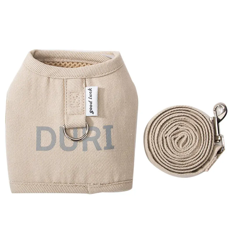 

Дышащая ошейник для кота жгут майки без рукавов с v-образным вырезом тяги Регулируемая Тяговая веревка поводок для собак воротник грудной р...