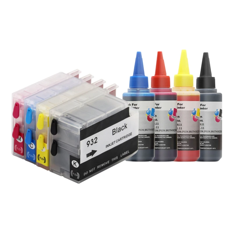 

Compatibe Ink cartridge And Ink For HP 932XL HP933XL HP 932XL 932 For Hp Office Jet 6100 6600 6700 7110 7610 7612 Printer