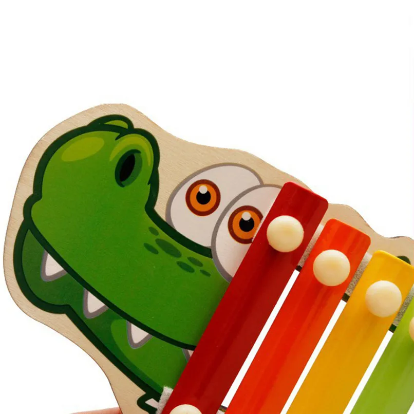 

Goocheer Toys Musical Creative Wooden Instruments 8 Notes Xylophone Kid Baby Musical Toys Wisdom Development Wooden Instrument