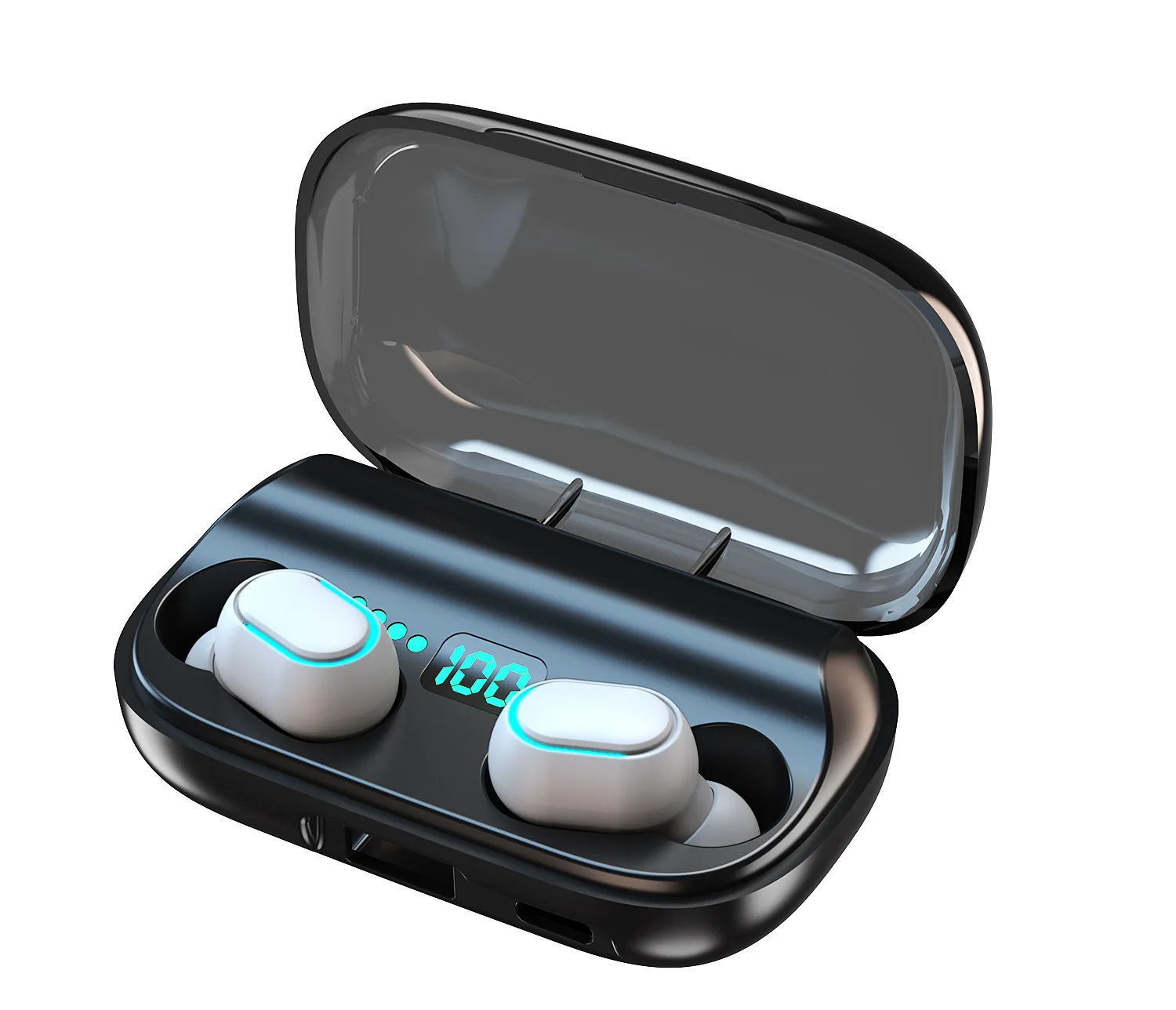 

T11 mobile power bluetooth headset 5.0 real wireless binaural with charging box sports headset tws wireless headset