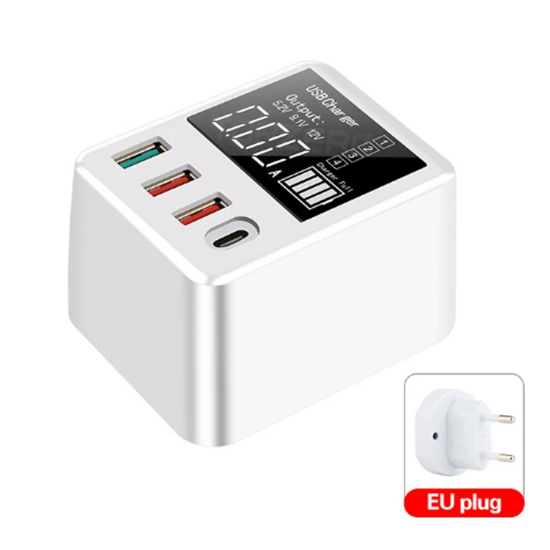 

Сетевое зарядное устройство USB, 40 Вт, быстрая зарядка QC3.0