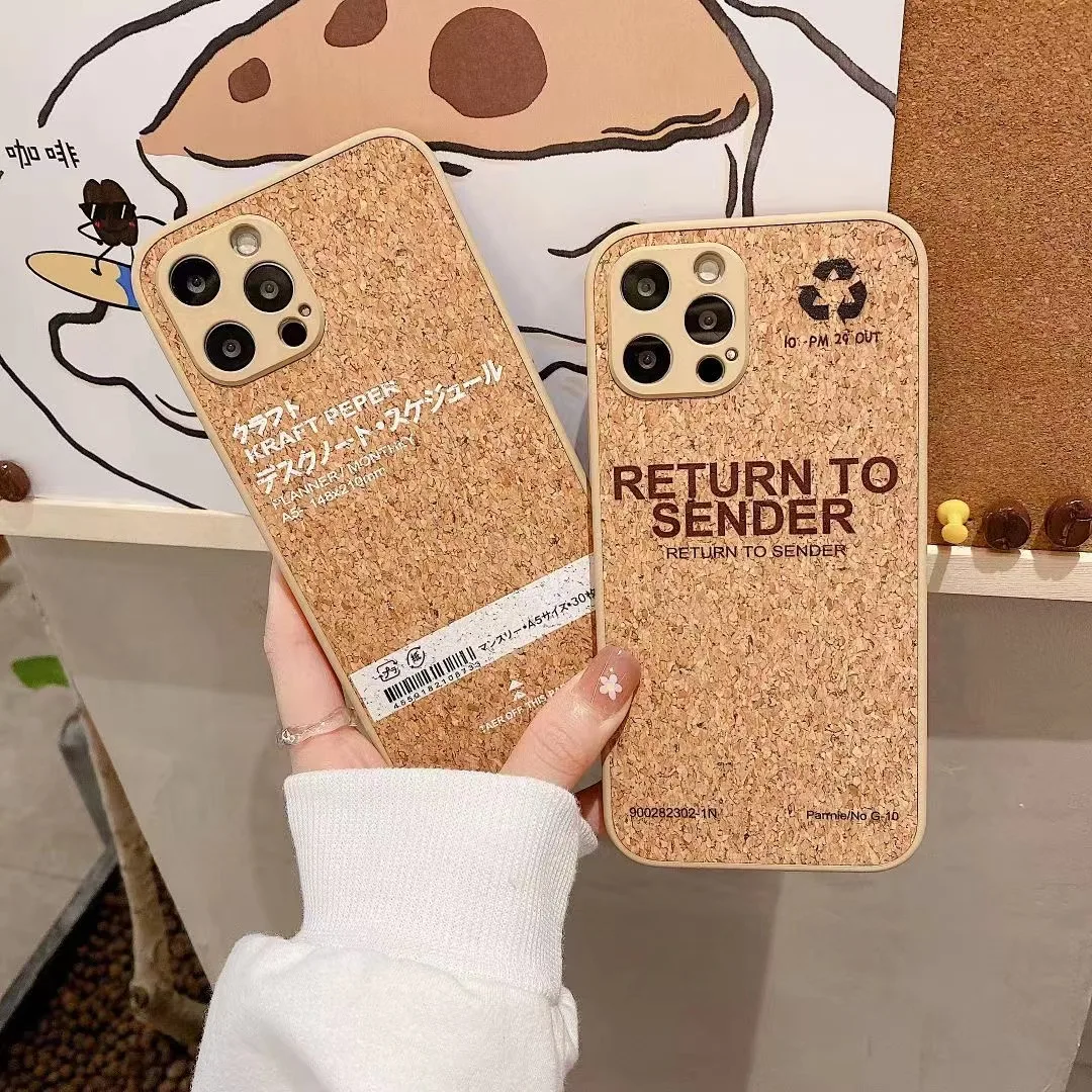 Чехол для телефона из натурального органического дерева iPhone 11 12mini 13 Pro SE 2020 X XR XS Max