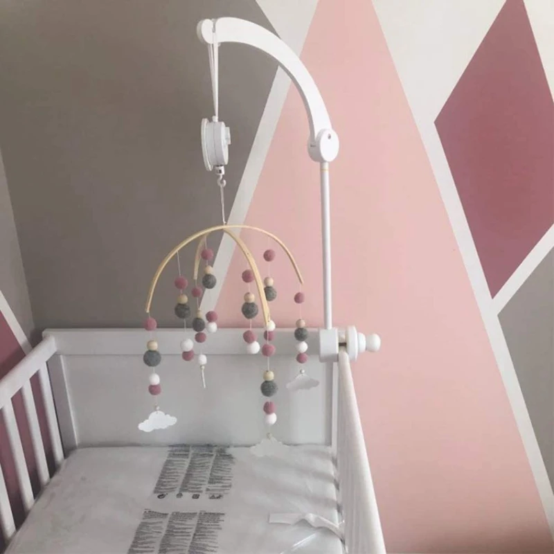 Bed Bell for Baby DIY Wooden Mobile Frame Crafts Natural Wood Hanger Kit Wind Chimes Room 17Pcs | Дом и сад