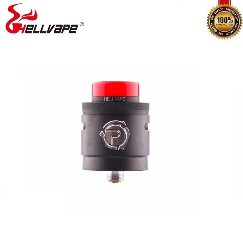Оригинал Hellvape Passage RDA 24 мм Vape Tank 810 Кобра капельная насадка двойная катушка сборка