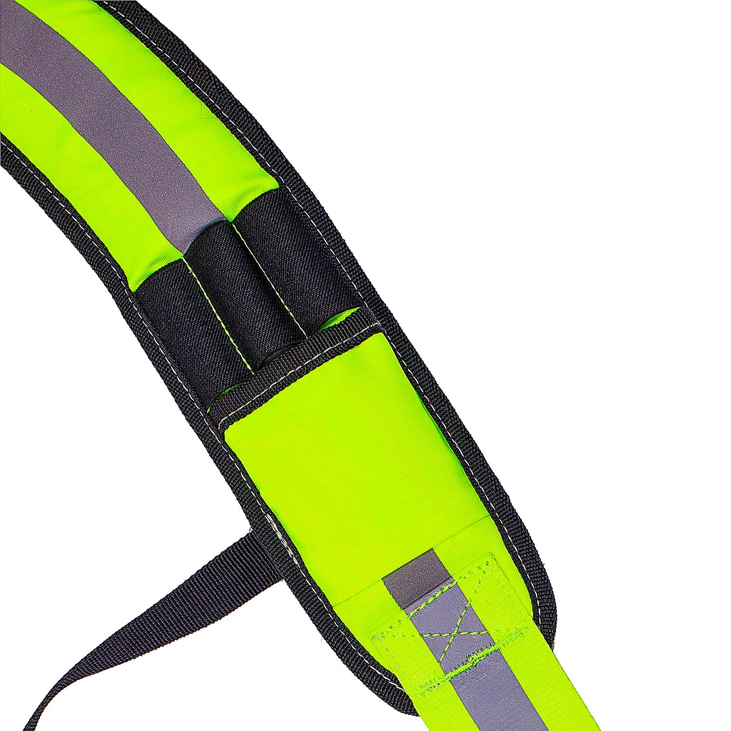 

Suspenders Braces Belt Heavy Duty Work Tool Suspender Hang Tool Pouch Fluorescent Green Reflective Straps Reducing Weight Sling