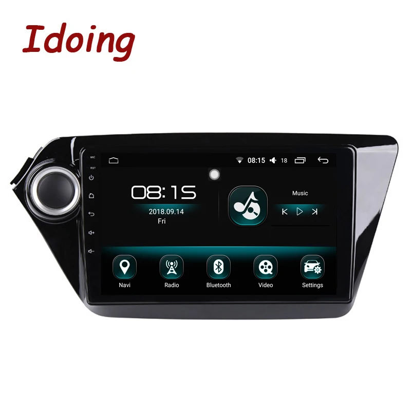 Автомагнитола Idoing на Android плеер с 9 дюймовым IPS экраном восьмиядерным процессором