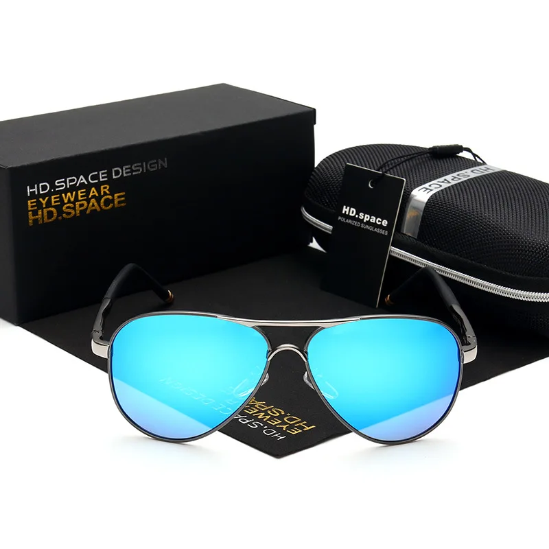 HD clear поляризованные солнцезащитные очки женские для рыбалки зеркальные мужские