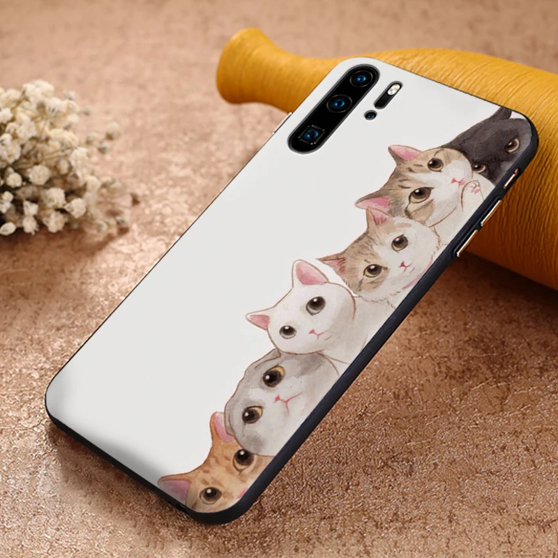 С мультяшными котами чехол для телефона oppo A3s A5 A37 Neo9 A39 A57 A5s A7 AX5s AX7 A59 F1s A77 F3 A83 A1 F5 A73