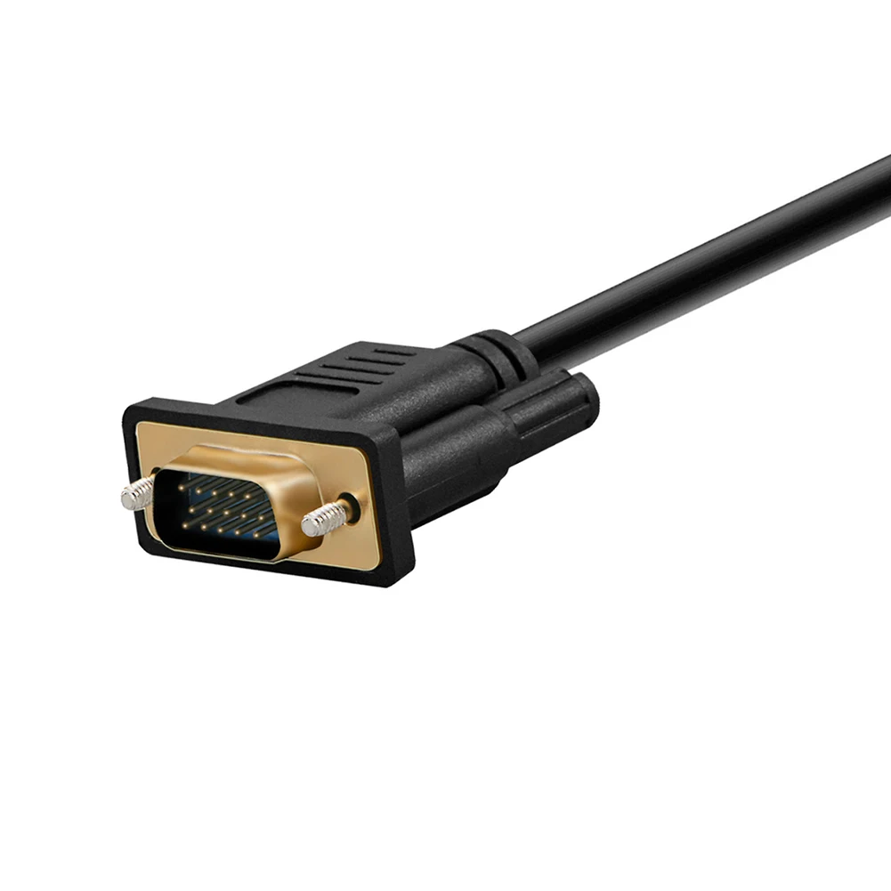 Совместимому с HDMI к VGA кабель 6 футов (кабель со штыревыми соединителями на обоих
