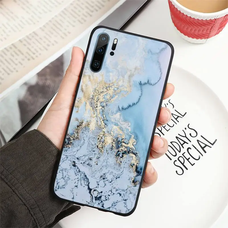 

marble art pattern Phone Case For Huawei honor Mate P 10 20 30 40 i 9 8 pro x Lite smart 2019 nova 5t