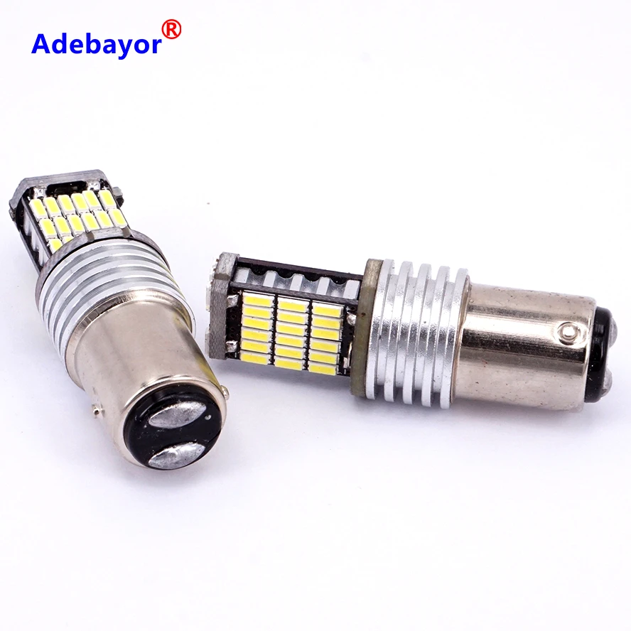 130x сигнальная лампа Bay15d Led Canbus P21/Светодиодная мощностью 5 Вт с 1157 45 СВЕТОДИОДНАЯ
