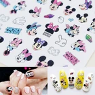 1 шт., самоклеящиеся наклейки для ногтей с изображением Микки и Минни