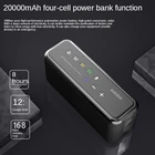 Xdobo X8 Max 100 Вт портативная беспроводная Bluetooth Колонка TWS сабвуфер и Аккумулятор емкость 20000 мАч четыре ядра функция внешнего аккумулятора