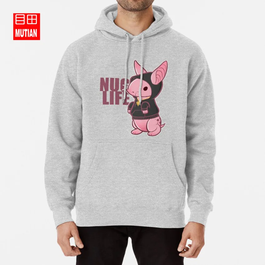 Толстовка с капюшоном Nug Life драконом | Мужская одежда