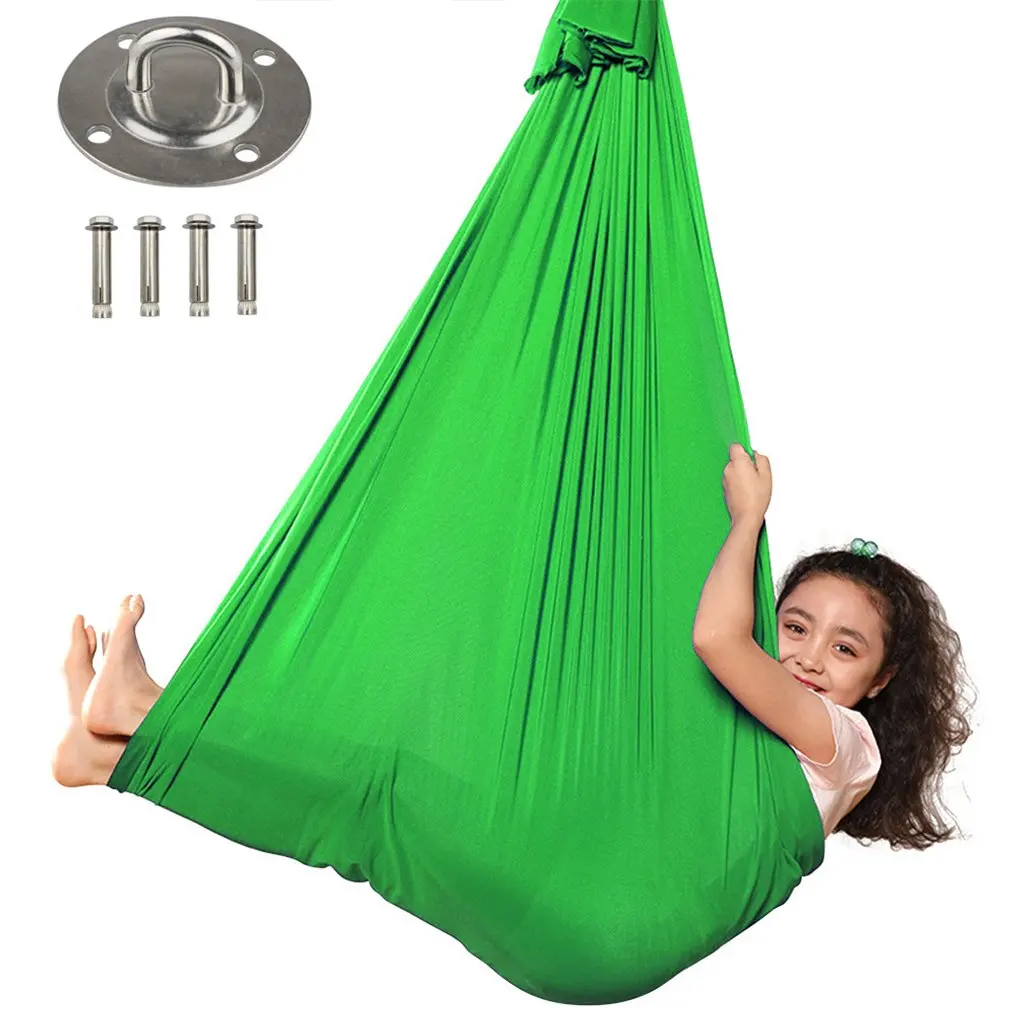 

Children's Elastic Hammock Indoor And Outdoor Elastic Swing Bed Aerial Yoga Training Belt Comfortable Hammock
