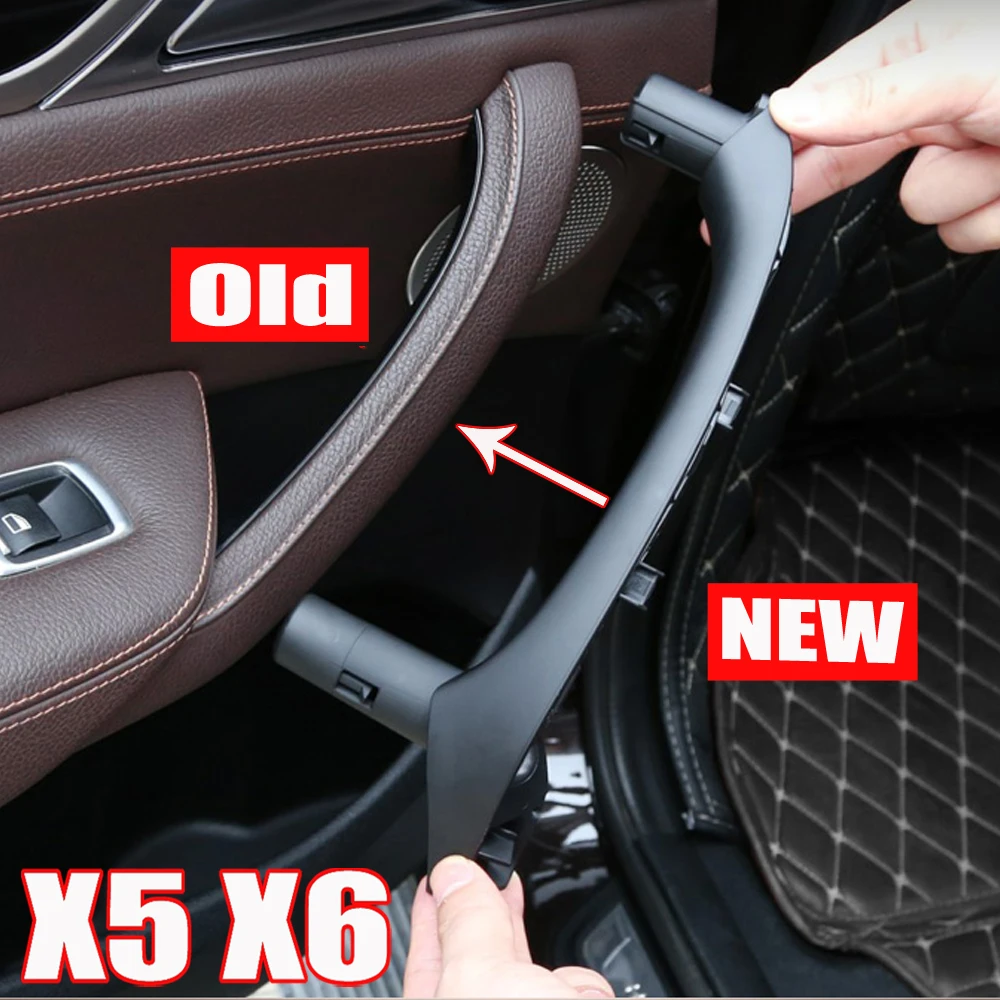 Left Right Side Inner Interior Armrest Door Panel Handle Pull Trim Cover For BMW E70 X5 E71 X6 | Автомобили и мотоциклы