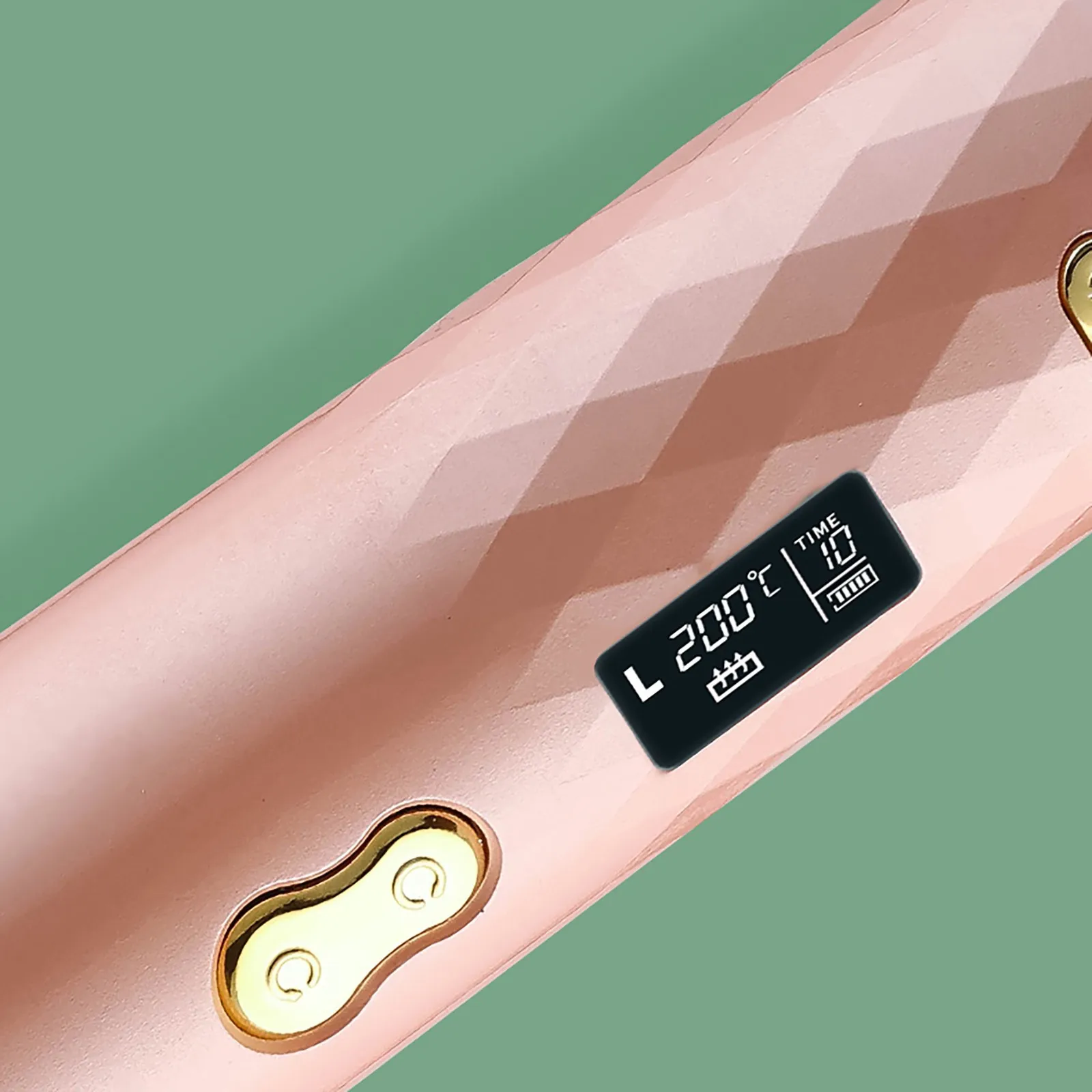 Automatic Hair Curler USB Rechargeable Curling Iron Curl Waves LCD Display Ceramic Curly Rotating Wave Styer |