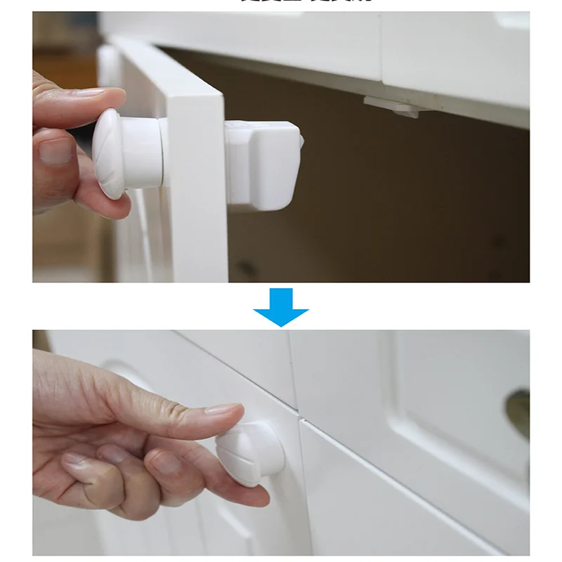 

Baby Safety Protection Multifunctional Invisible Magnetic Lock Child Safety Lock Drawer Lock Cabinet Door Lock Magnetic Lock