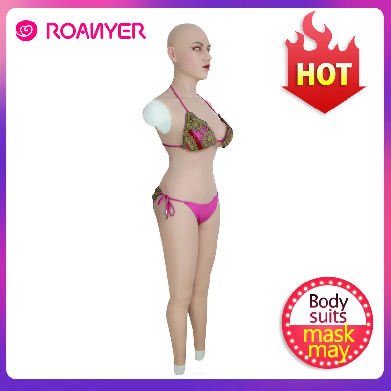 Силиконовые груди Roanyer формируют целые тела костюмы с руками поддельные грудь
