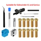 Комплект экструдера с сопло вулкана силиконовый рукав алюминиевые блочные ручки термистор горло для артиллерии Sidewinder X1 Genius