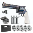 Смит из печатающего револьвера, пневматического пистолета, 5 пуль углекислого газа и упаковка гранул свинца 500 карат, металлический настенный знак