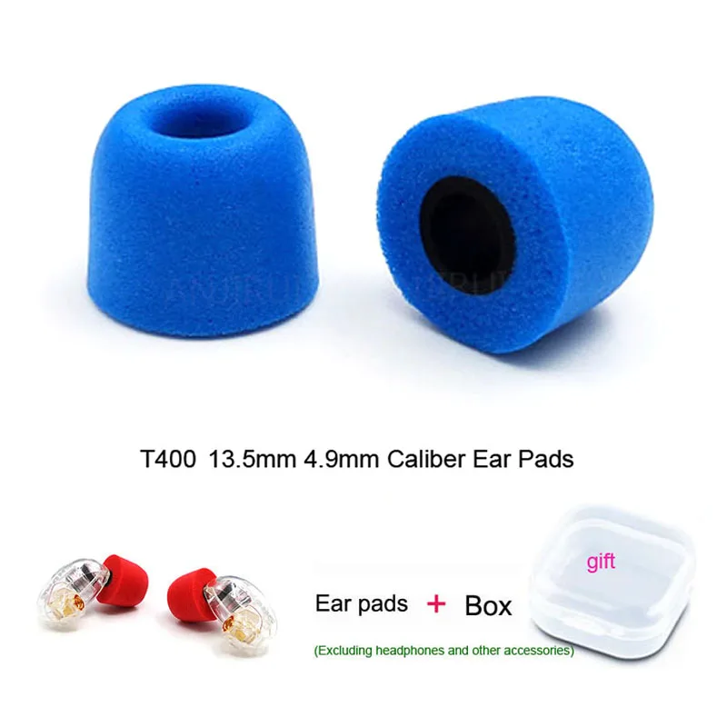 1 пара T400 амбушюры из пены с эффектом памяти хлопковые насадки для