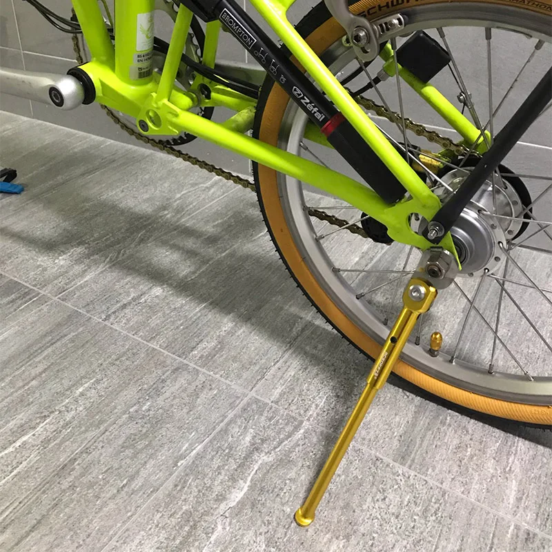 ACEOFFIX Bike Side stand for Brompton folding bike Stand Park Kickstand 110g Ks-01U | Спорт и развлечения