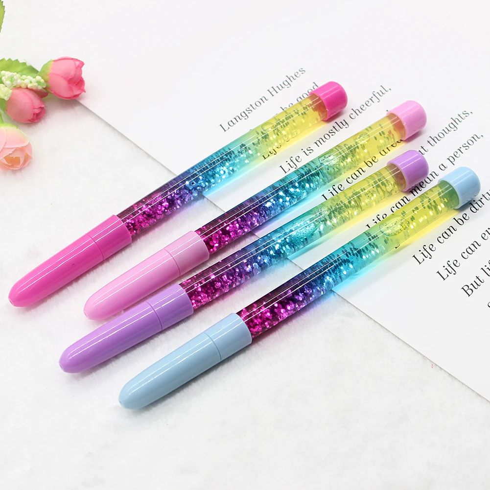 1Pc жидкой воды Луна лошади милые гелевая ручка Kawaii для детей подарок школьные