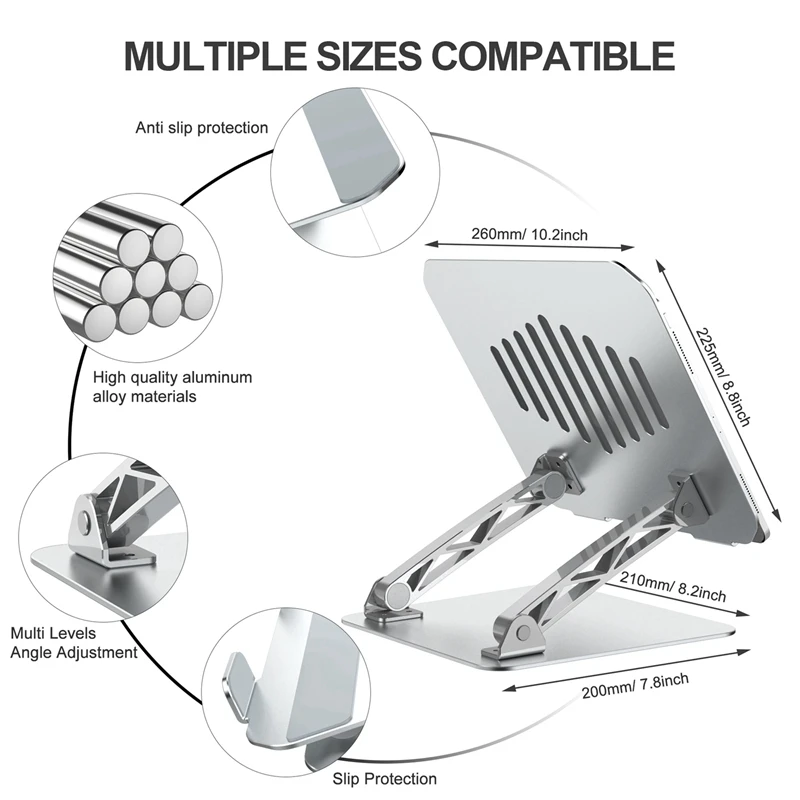 Подставка для ноутбука многоугловая подставка с регулируемым держателем