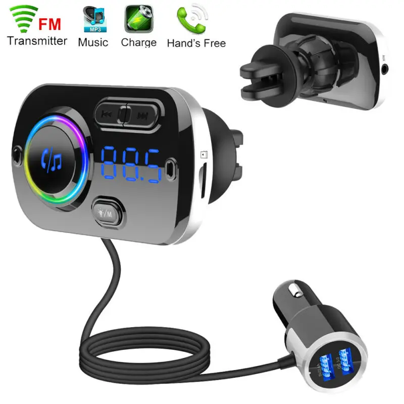 Bluetooth FM передатчик Автомобильный MP3 плеер USB накопитель KFZ SD AUX Freisprechanlage|MP3-плееры| |