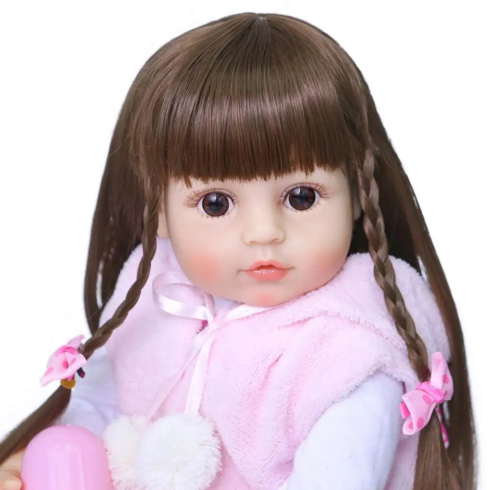 Кукла-младенец из силикона мягкая на ощупь 55 см | Игрушки и хобби