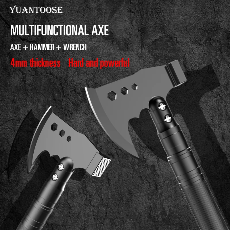 Многофункциональный уличный топор для выживания искусственный сада со свистком