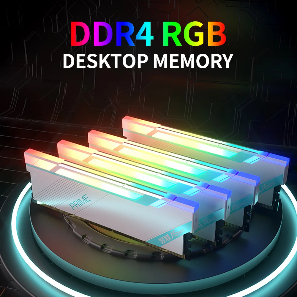 Память настольного сервера Asint модель DDR4 объем 16 ГБ частота часов 4000 МГц низкое