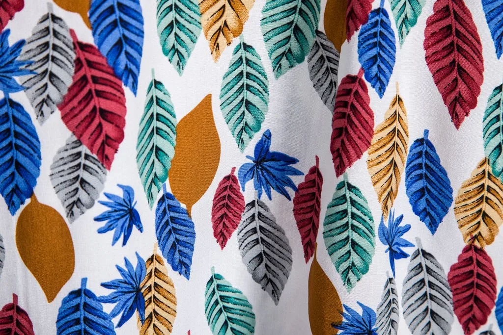 Мужская Этническая рубашка с коротким рукавом Повседневная гавайская принтом