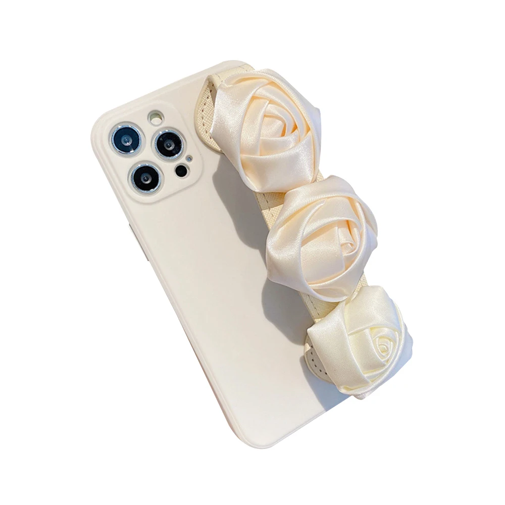

Роскошный кожаный чехол с ремешком на запястье Cortex Rose для IPhone 13 Pro Max Mini, Силиконовый противоударный мягкий чехол, аксессуары для телефона