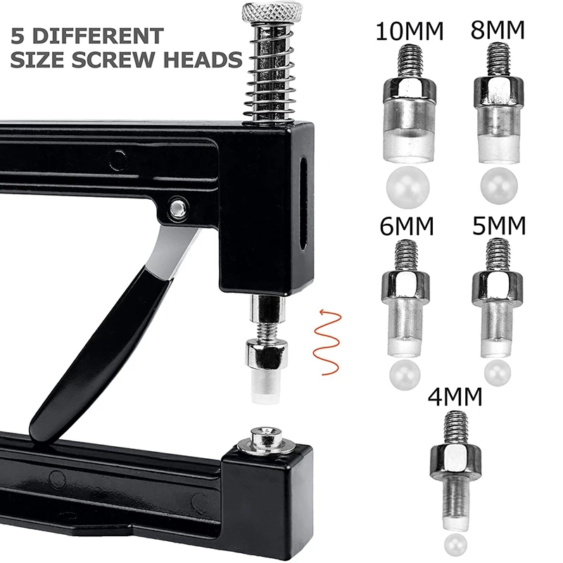 Аппарат для фиксации жемчуга инструмент жемчужин ручной работы аппарат заклепок