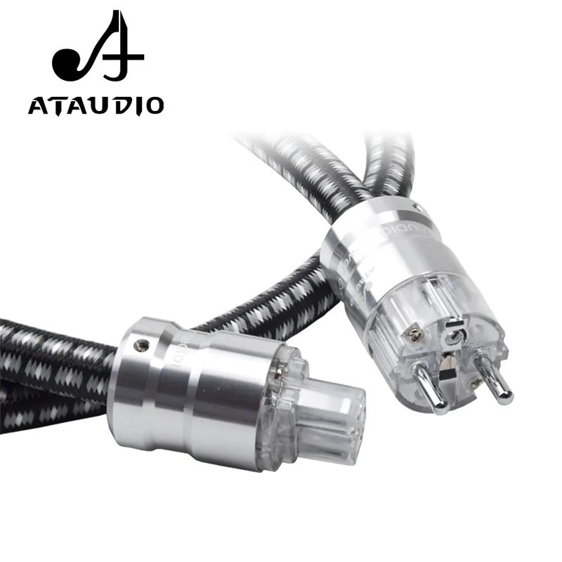 ATAUDIO кабель питания Hi Fi end 6N OFC шнур с фотоэлементом|Кабели VGA| |