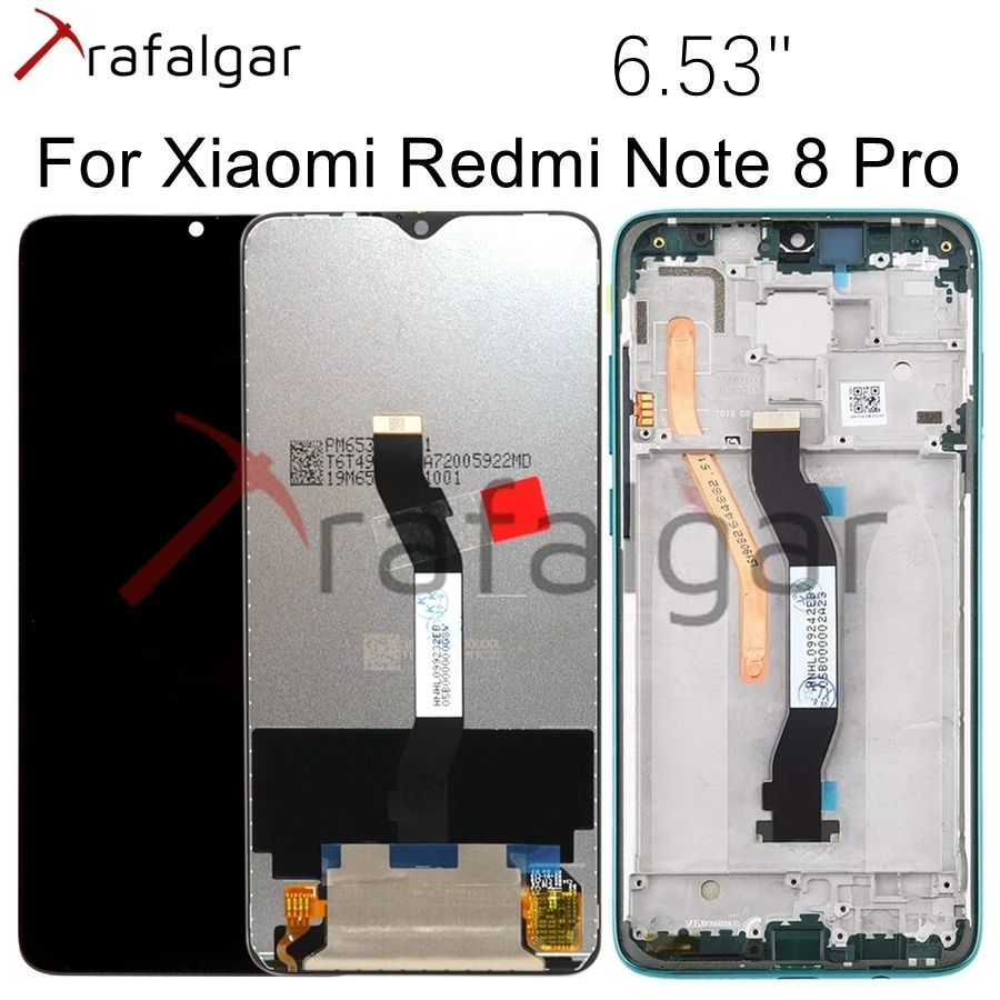 Дисплейный модуль для Xiaomi Redmi Note 8 Pro 6 53 дюйма с рамкой/без рамки|Экраны мобильных