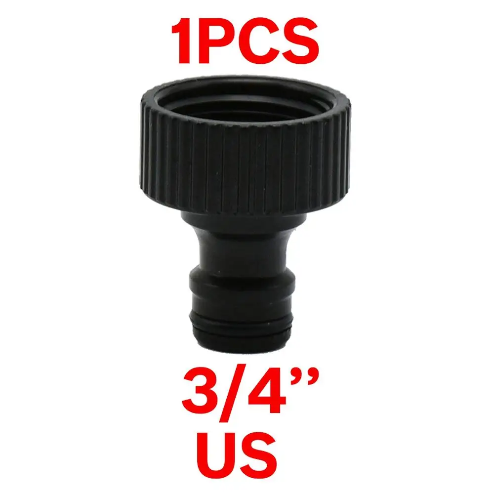 for USA (1PCS) F 1 шт. быстрый разъем соска Европа США 3/4 дюймов мужской шланг с резьбой трубы адаптер для сада трубки капельный полив системы - Цвет: for USA (1PCS) F