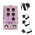 Устройство со стерео эффектом задержки MOOER D7 DELAY X2 поддерживает эффекты хранения с 14 эффектами задержки