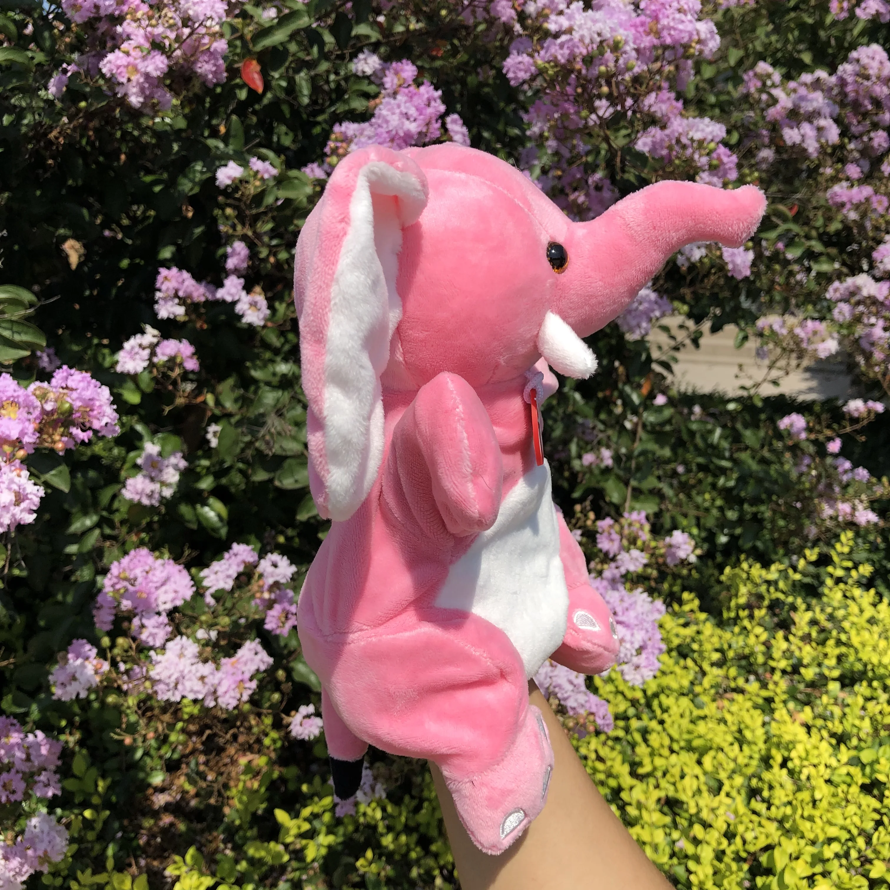 30 см цвета Kawaii крошечное животное ручная марионетка куклы плюшевые игрушки слон