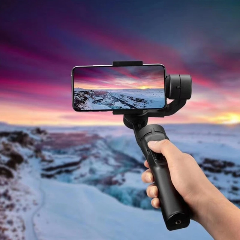 

Handheld 3-Axis Gimbal Stabilizer Compatible With All Brands of Smartphones for Vlog Youtuber Live Video Record with Sport Incep